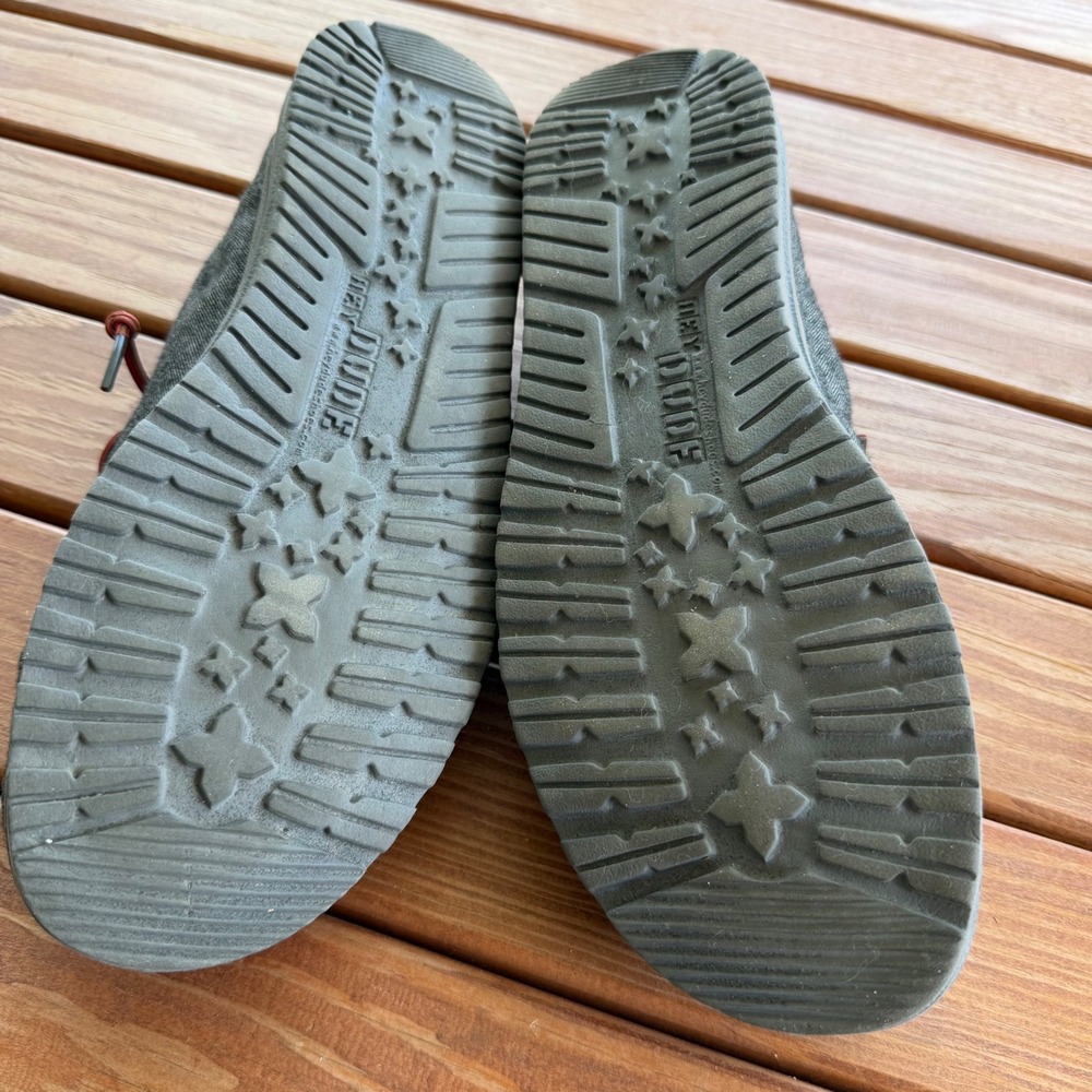 Hey Dude Wally Black Shell Men's Casual Shoes Black Lightweight Comfort US 11 - Picture 8 of 9